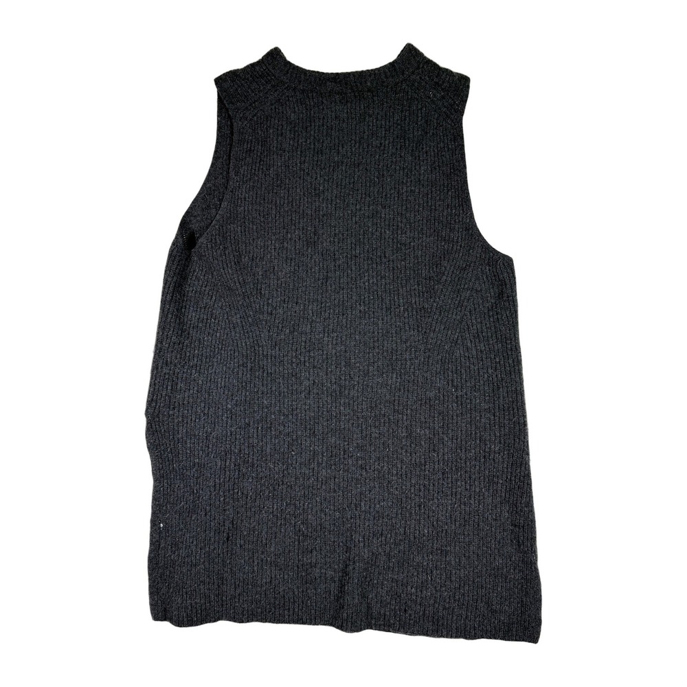 Polo Ralph Lauren Women's Gray Wool Merino Cashmere Sweater Vest‎ Size XL